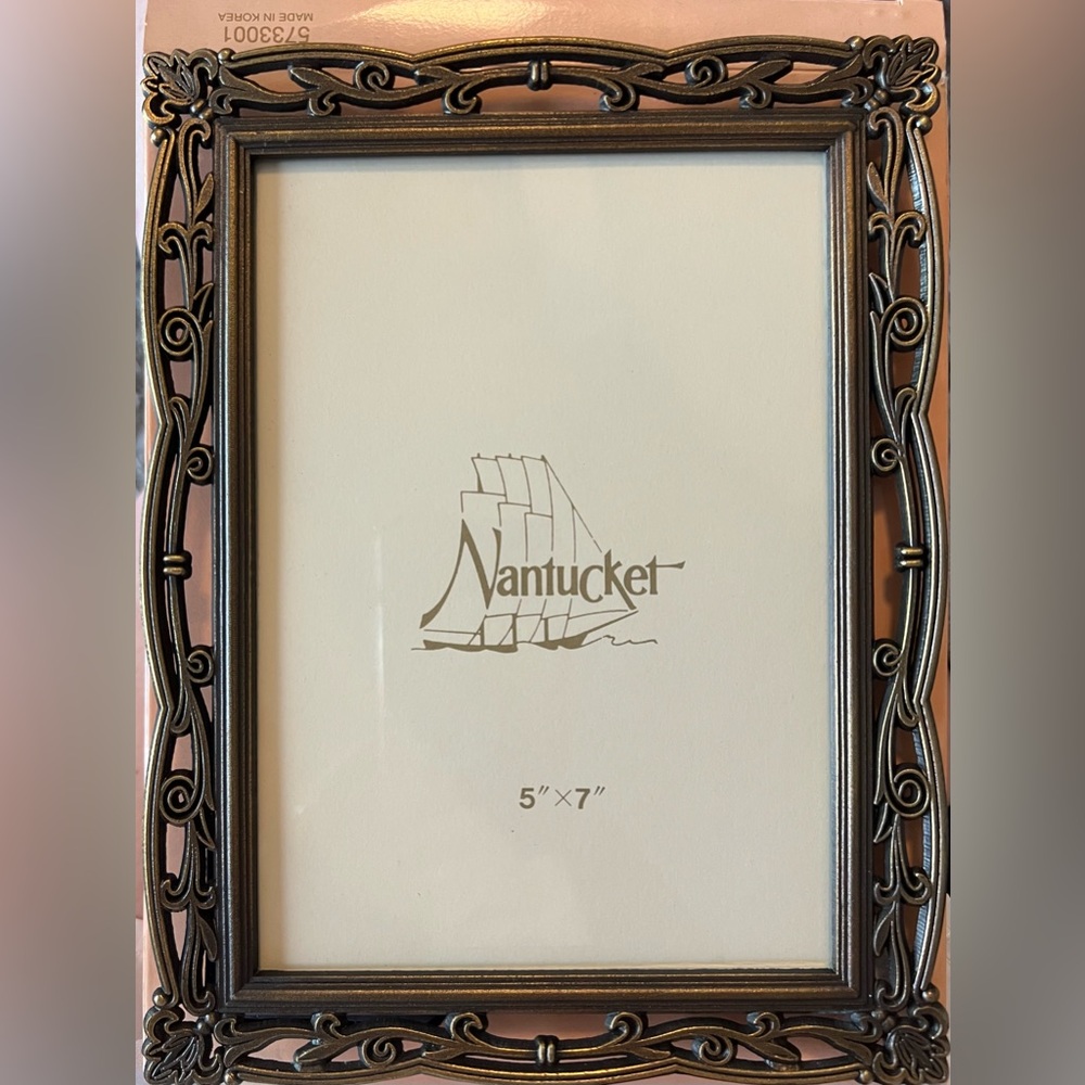 Antique Brass Finish Photo Frame
